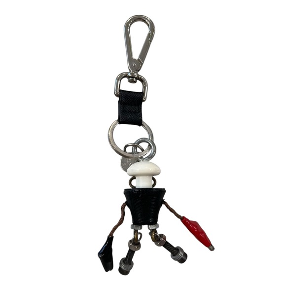 Prada Saffiano Robot Keychain - Picture 3 of 5